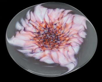 J.A. Hewitt (20th/21st Century) American, Blown Art Glass "Aggregate" Bowl