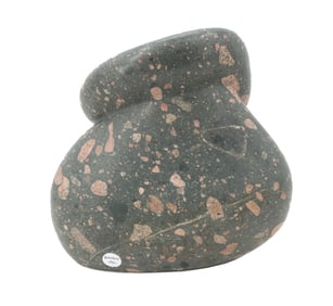 Charles Herndon (Born 1947) American, "Untitled" Abstract Stone Vase Sculpture