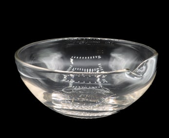 Elsa Peretti (1940-2021) European/American, Tiffany & Co. Crystal Thumbprint Bowl