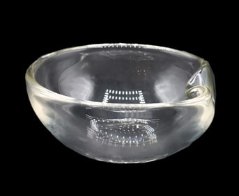 Elsa Peretti (1940-2021) European/American, Small Tiffany & Co. Crystal Thumbprint Bowl