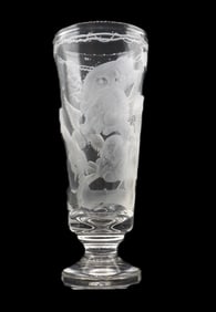 Christian Schmidt (Born 1958) German, Footed Cameo Glass Vase