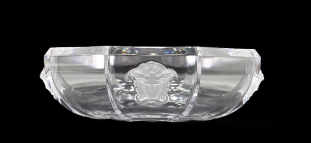 Rosenthal Versace Medusa Lumiere Crystal Bowl