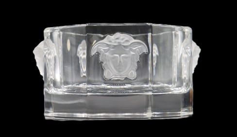 Rosenthal Versace Medusa Lumiere Crystal Wine Coaster