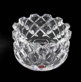 Swedish Orrefors Sofiero Style Cut Glass Bowl