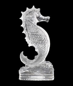 Vintage Waterford Crystal Seahorse Figurine