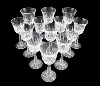 (13) Waterford Cut Crystal Stemware Ballyshannon Water Goblets