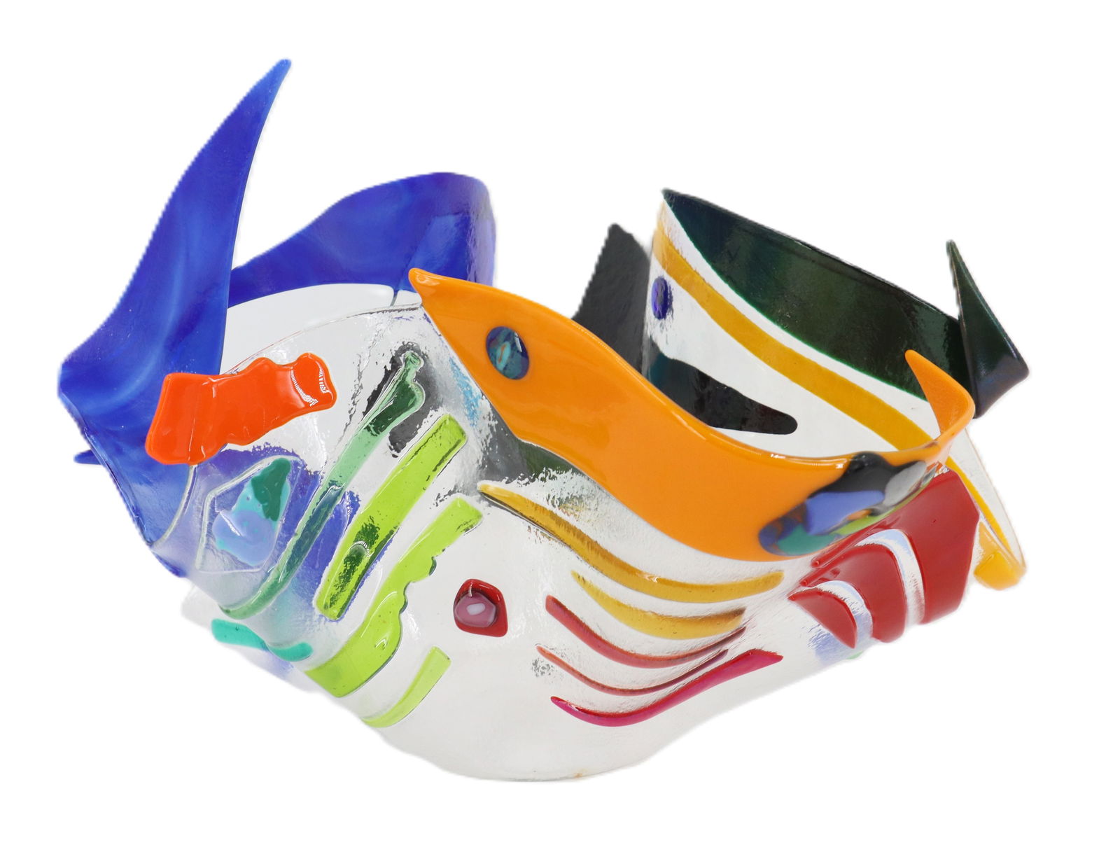 Josephina Espinosa (20th/21st Century) Colombian/American, Multi-Colored Layered Glass Bowl (1 of 18)