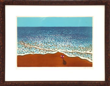 Fred Zeller (1912–2003) French, Artist's Proof Lithograph Seascape