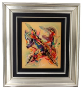 Martiros Manoukian (Born 1947) Armenian/American, Original Mixed Media on Board