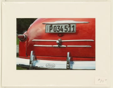 Leslie Joy (21st Century) American, Color Photograph of a Ford Coupe