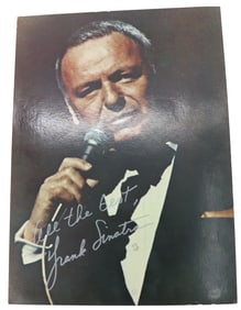 Autograph Photo of Frank Sinatra