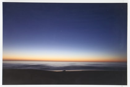 David Barry 20th/21st Century American Original Photograph "Blue Hour" Sunset on the Ocean