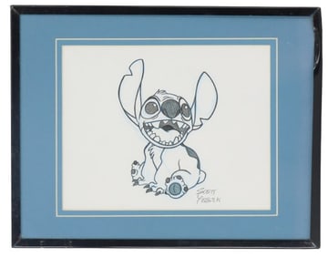 Scott Yosick (20th/21st Century) American, Original Stitch Sketch
