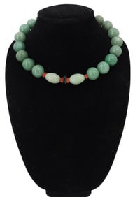 Green Hardstone Necklace