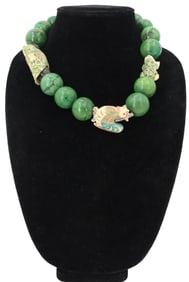 Bone and Hardstone Necklace