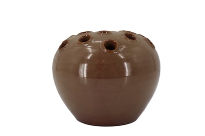 William J. Gordy (1910-1993) American, Georgia Art Pottery Flower Frog Stoneware