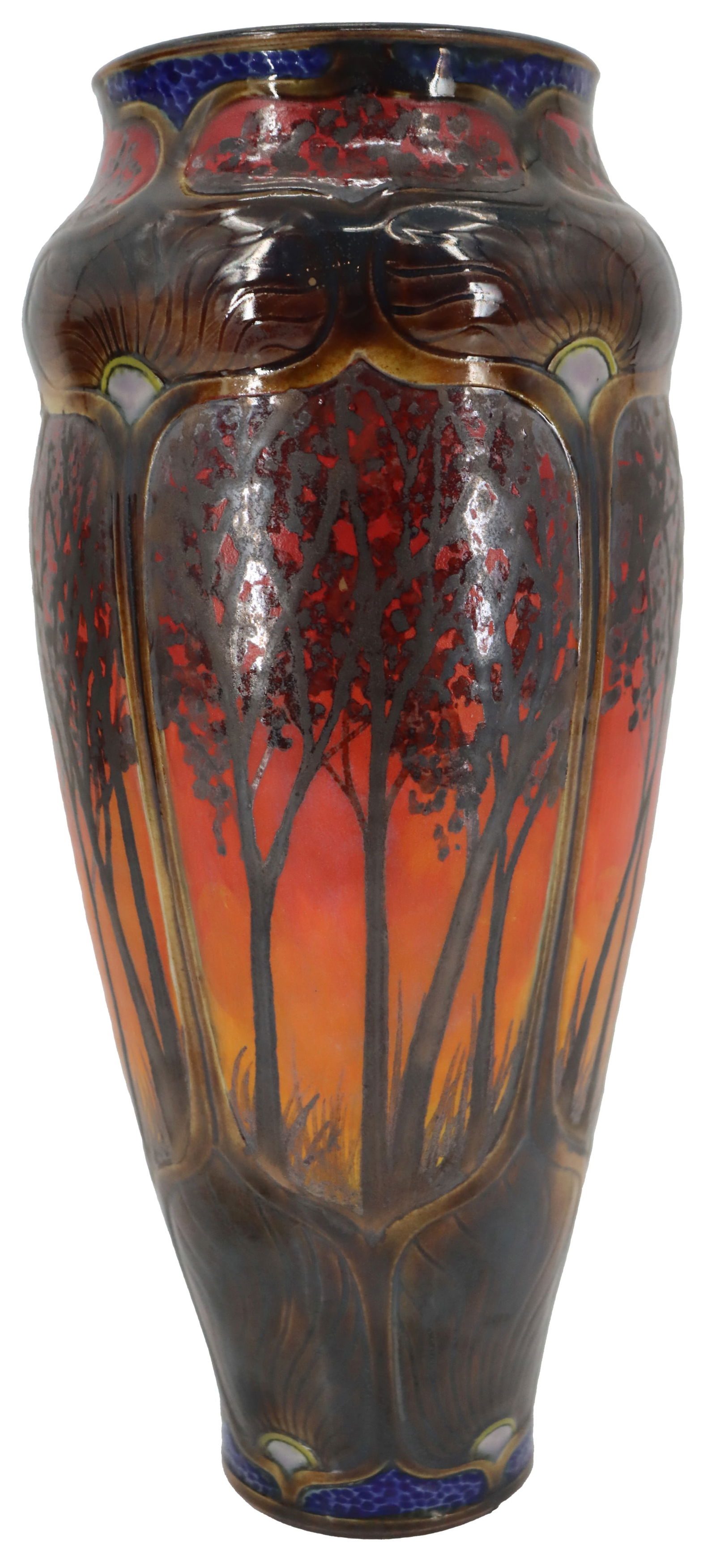 Stephanie Young (Born 1969) American, Art Nouveau Inspired Porcelain Vase (1 of 18)