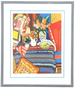 Warren Brandt (1918-2002) American, Signed and Numbered Still Life Serigraph