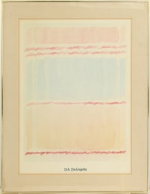 David DeAngelis (1950-1987) American, Abstract Watercolor
