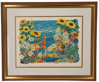Cathi Whiting (Born 1957) English, Signed and Numbered Serigraph