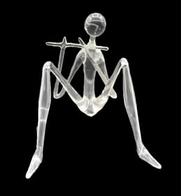 Blown Art Glass Figural Sculpture
