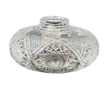 Cut Crystal Potpourri Bowl
