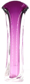 Matthew Beuchner 20th/21st Century American, Large Thames Studio Tulip Art Glass Vase