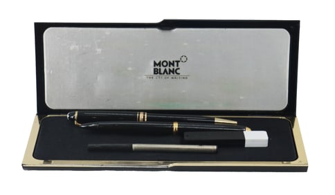 Montblanc Ball Point Pen and Lead Pencil in Case