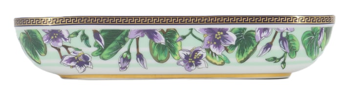 Rosenthal and Versace Giardino Decorative Porcelain Vanity Dish Tray Without Lid