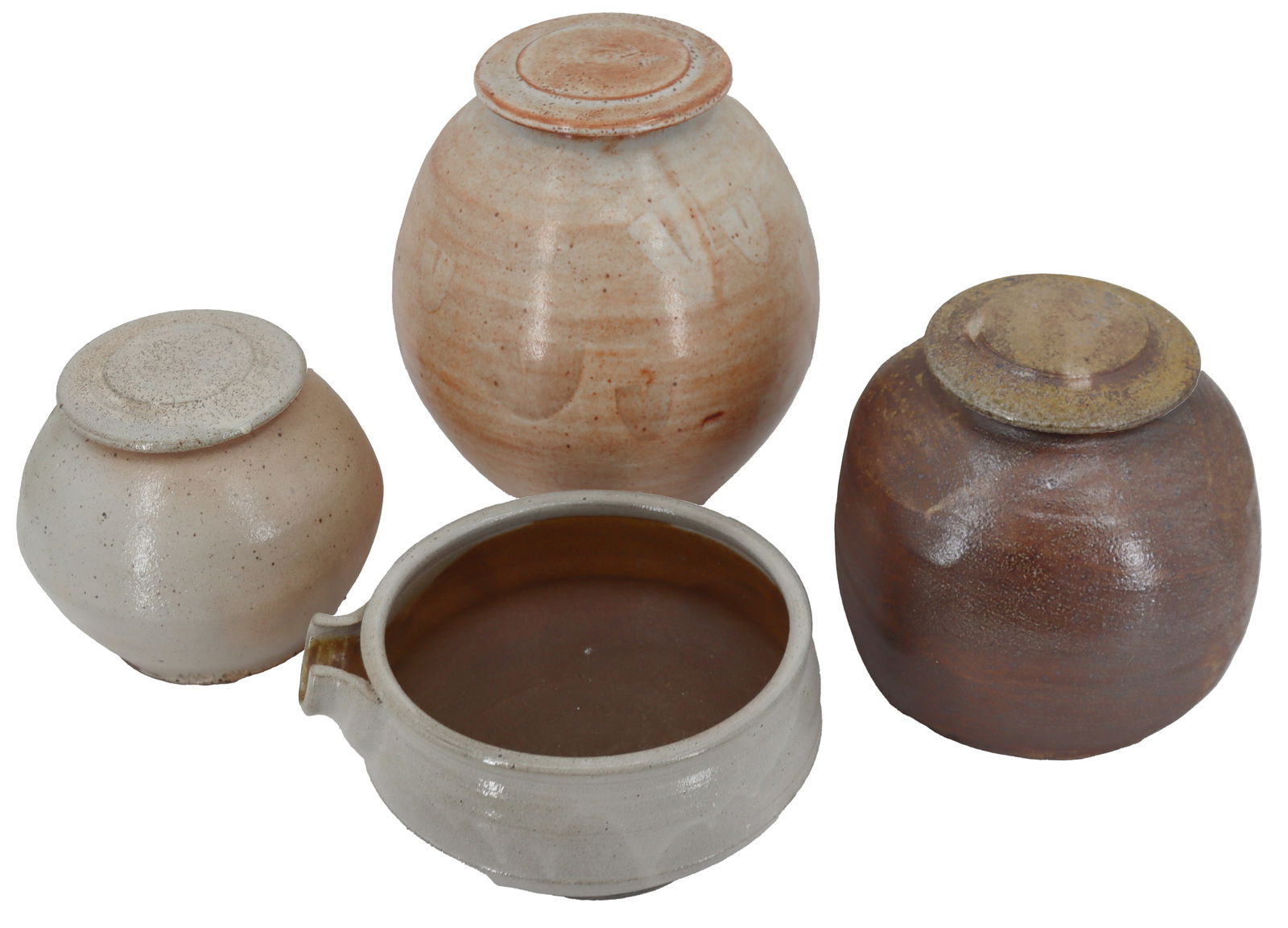 Warren MacKenzie (1924-2018) American, (4) Marked Stillwater Stoneware Pieces (1 of 19)