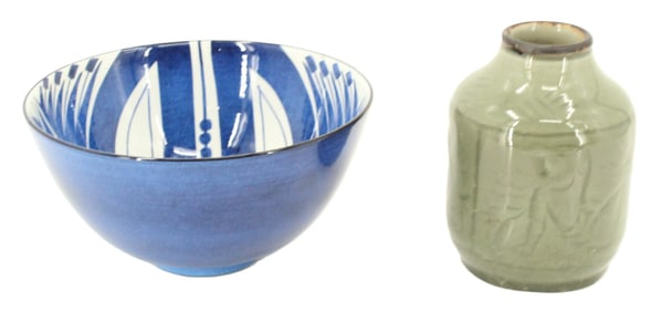 (2) Royal Copenhagen Art Pottery Pieces