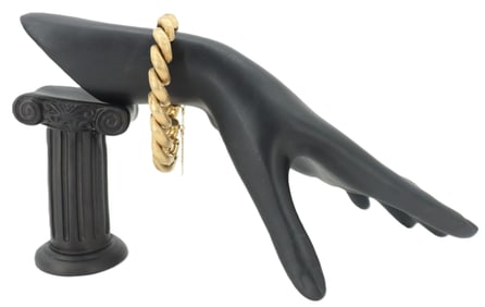 Marked 750 (18k) Gold Bracelet - Gross 37.2 g.