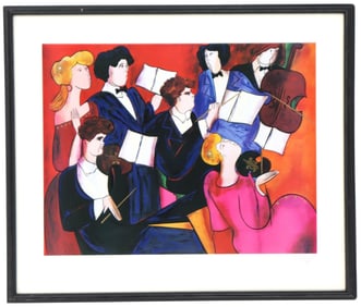 Linda Le Kinff (Born 1949) French, Lithograph