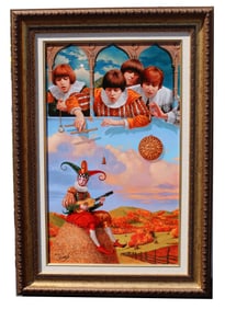 Michael Cheval (Born 1966) Russian/American, Surrealist Pop Art Numbered Serigraph