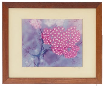 Signed Limited Edition Lithograph "Double Flowers II"
