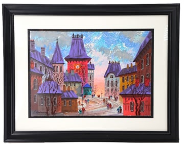 Anatole Krasnyansky (1930-2023) Ukrainian/American, Signed Serigraph