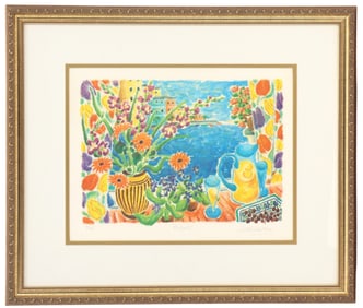 Cathi Whiting (Born 1957) English, Signed and Numbered Serigraph