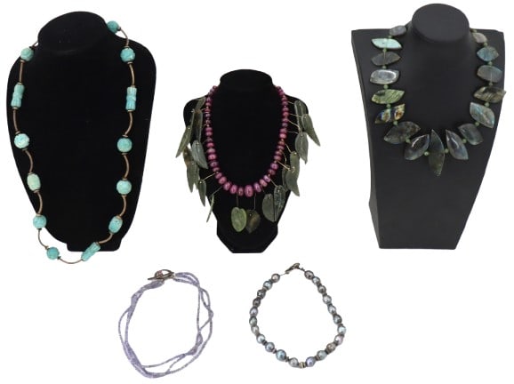 (5) Unique Beaded Necklaces (1 of 15)