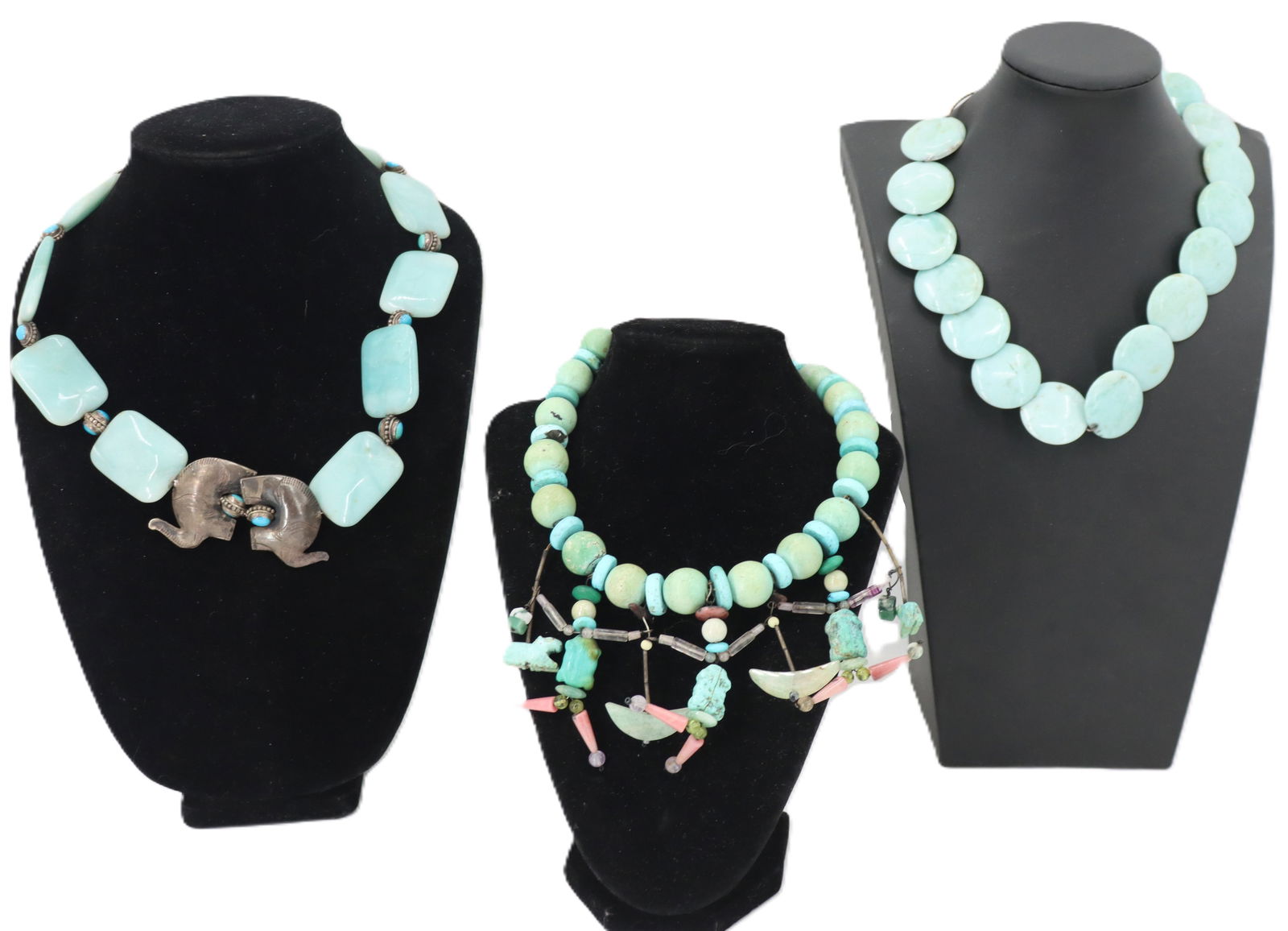 (3) Hardstone Necklaces (1 of 11)