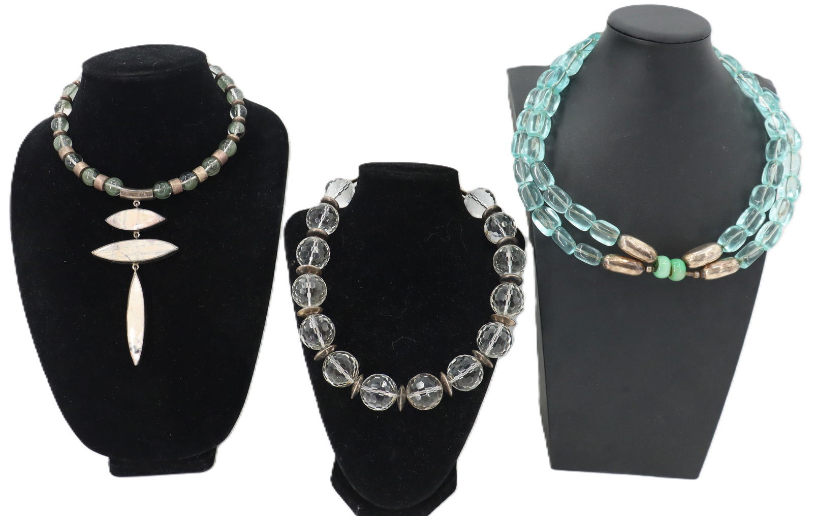 (3) Unique Beaded Necklaces (1 of 16)