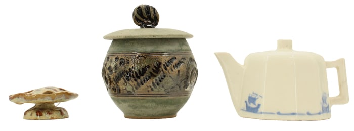 (3) Pottery Pieces from Various Makers