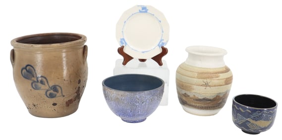 (5) Art Pottery Pieces