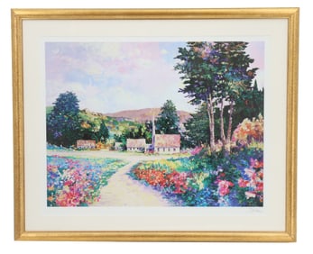 Alex Perez (Born 1946) Chilean/Israeli, Landscape Seriolithograph