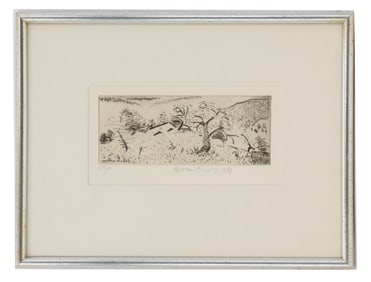 Milton Avery (1855-1965) American, Pencil Signed Drypoint Etching
