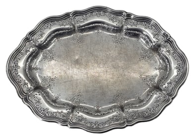 Wm. B. Durgin Co. (1853-1924) American Sterling Silver Tray - 37.525 ozt.