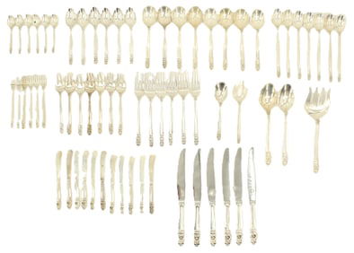 (68) Royal Danish Sterling Silver Pieces - 81.460 ozt.