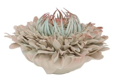 Vintage Porcelain Anemone