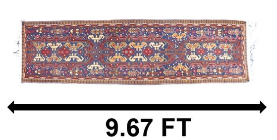 Fantastic Afghan Balochi Tribal Wool War Runner