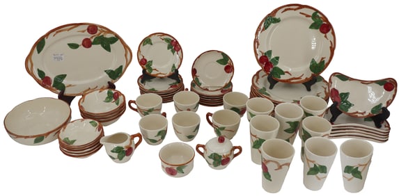 (57) Pieces of Vintage Franciscan Earthenware