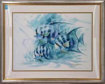 Richard E. Williams (1934-2016) American, Signed and Numbered Serigraph